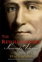 "The Revolutionar" by Stacy Schiff bookcover