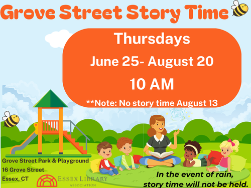 6.25.26 - 8.20.26 Grove Street Story Time