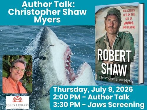 Author Talk: Christopher Shaw Myers on Jaws Actor Robert Shaw (For adults and teens)